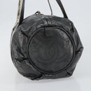 CHANEL Sports Hand Bag PVC Gray Silver CC Auth hk3194-4