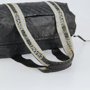 CHANEL Sports Hand Bag PVC Gray Silver CC Auth hk3194-7