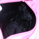 PRADA Tote Bag Nylon Pink Silver Auth hk3199-20