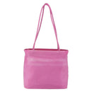 PRADA Tote Bag Nylon Pink Silver Auth hk3199-2