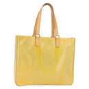 LOUIS VUITTON Monogram Vernis Columbus Tote Bag Gris M91028 LV Auth hk3200-1