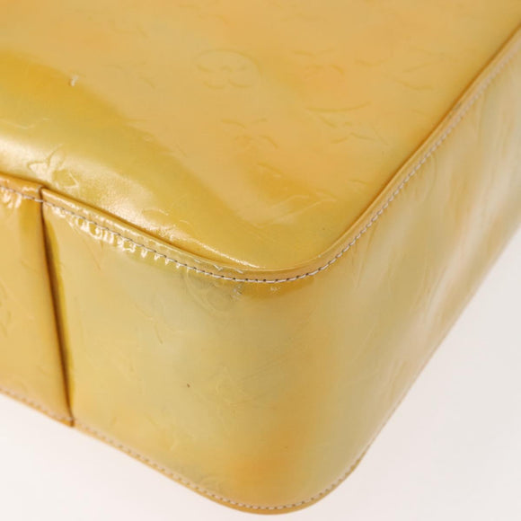 LOUIS VUITTON Monogram Vernis Columbus Tote Bag Gris M91028 LV Auth hk3200