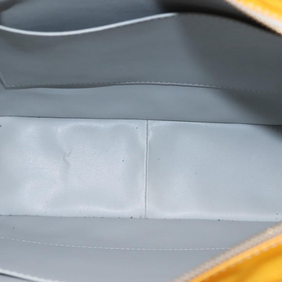 LOUIS VUITTON Monogram Vernis Columbus Tote Bag Gris M91028 LV Auth hk3200