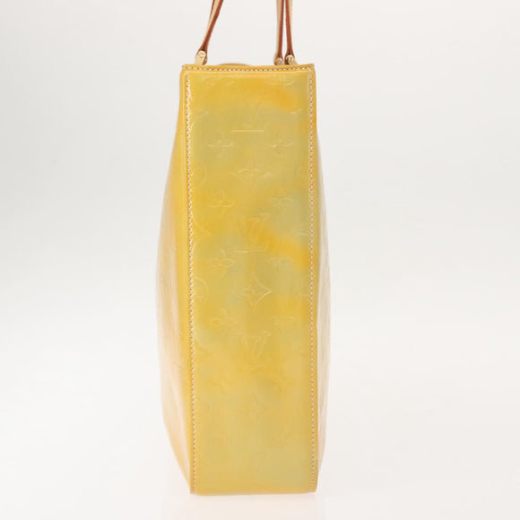 LOUIS VUITTON Monogram Vernis Columbus Tote Bag Gris M91028 LV Auth hk3200