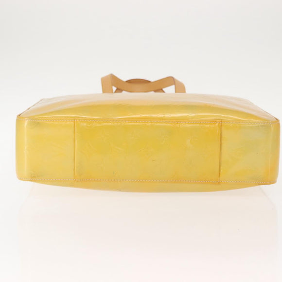 LOUIS VUITTON Monogram Vernis Columbus Tote Bag Gris M91028 LV Auth hk3200