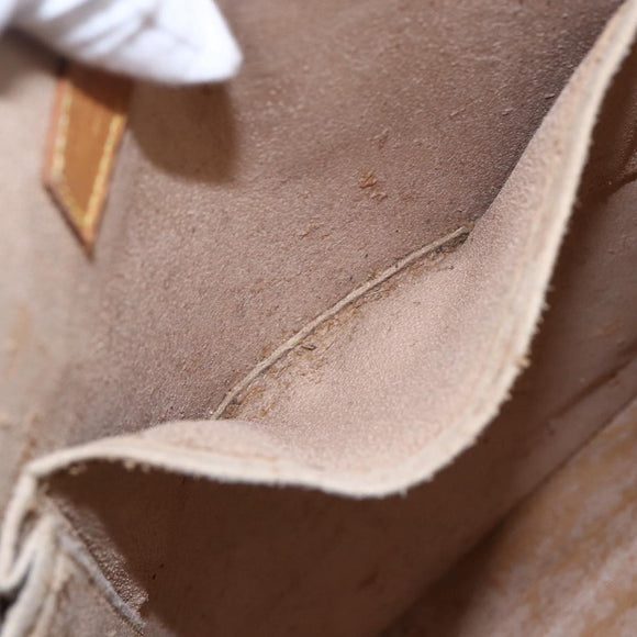 LOUIS VUITTON Monogram Sac Plat Hand Bag M51140 LV Auth hk3202