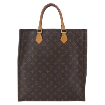 LOUIS VUITTON Monogram Sac Plat Hand Bag M51140 LV Auth hk3202 - 0