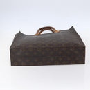 LOUIS VUITTON Monogram Sac Plat Hand Bag M51140 LV Auth hk3202-5