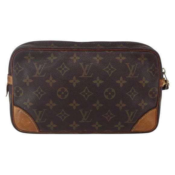 LOUIS VUITTON Monogram Marly Dragonne GM Clutch Bag M51825 LV Auth hk3205