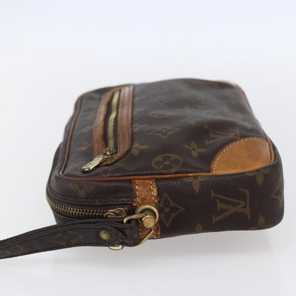 LOUIS VUITTON Monogram Marly Dragonne GM Clutch Bag M51825 LV Auth hk3205