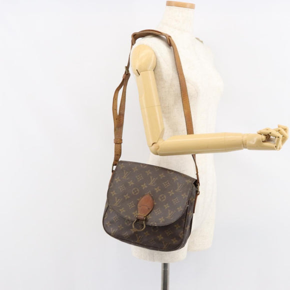 LOUIS VUITTON Monogram Saint Cloud GM Shoulder Bag M51242 LV Auth hk3208