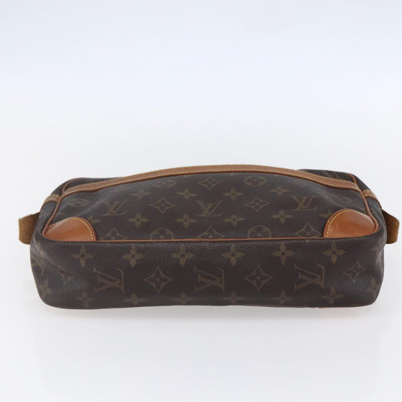 LOUIS VUITTON Monogram Compiegne 28 Clutch Bag M51845 LV Auth hk3210