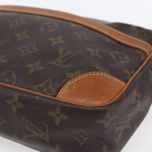 LOUIS VUITTON Monogram Compiegne 28 Clutch Bag M51845 LV Auth hk3210