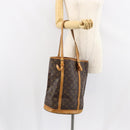 LOUIS VUITTON Monogram Bucket GM Shoulder Bag M42236 LV Auth hk3211-24