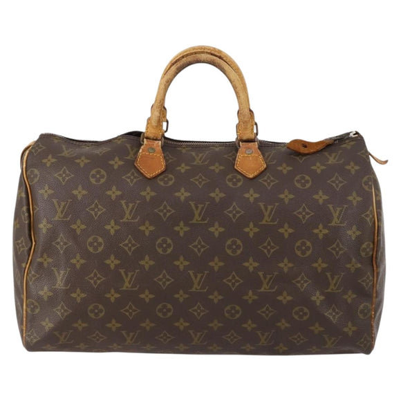 LOUIS VUITTON Monogram Speedy 40 Hand Bag M41522 LV Auth hk3213