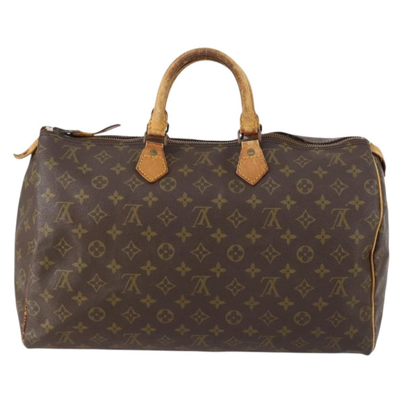 LOUIS VUITTON Monogram Speedy 40 Hand Bag M41522 LV Auth hk3213