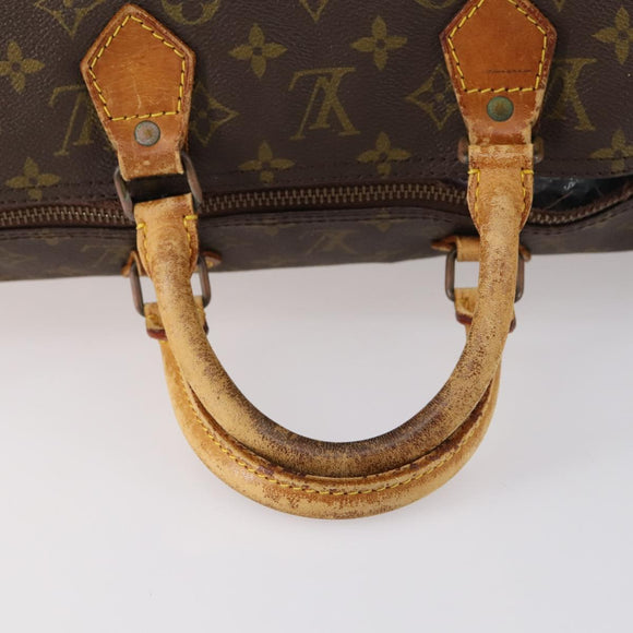 LOUIS VUITTON Monogram Speedy 40 Hand Bag M41522 LV Auth hk3213