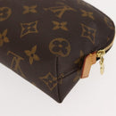 LOUIS VUITTON Monogram Pochette Cosmetic PM Pouch M43998 LV Auth hk3214-16