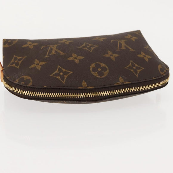 LOUIS VUITTON Monogram Pochette Cosmetic PM Pouch M43998 LV Auth hk3214