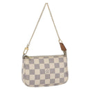 LOUIS VUITTON Damier Azur Mini Pochette Accessoires Pouch N63005 LV Auth hk3216-1