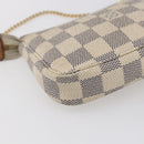 LOUIS VUITTON Damier Azur Mini Pochette Accessoires Pouch N63005 LV Auth hk3216-17
