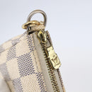 LOUIS VUITTON Damier Azur Mini Pochette Accessoires Pouch N63005 LV Auth hk3216-10