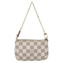 LOUIS VUITTON Damier Azur Mini Pochette Accessoires Pouch N63005 LV Auth hk3216-2