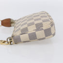 LOUIS VUITTON Damier Azur Mini Pochette Accessoires Pouch N63005 LV Auth hk3216-3