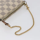 LOUIS VUITTON Damier Azur Mini Pochette Accessoires Pouch N63005 LV Auth hk3216-7