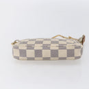 LOUIS VUITTON Damier Azur Mini Pochette Accessoires Pouch N63005 LV Auth hk3216-5