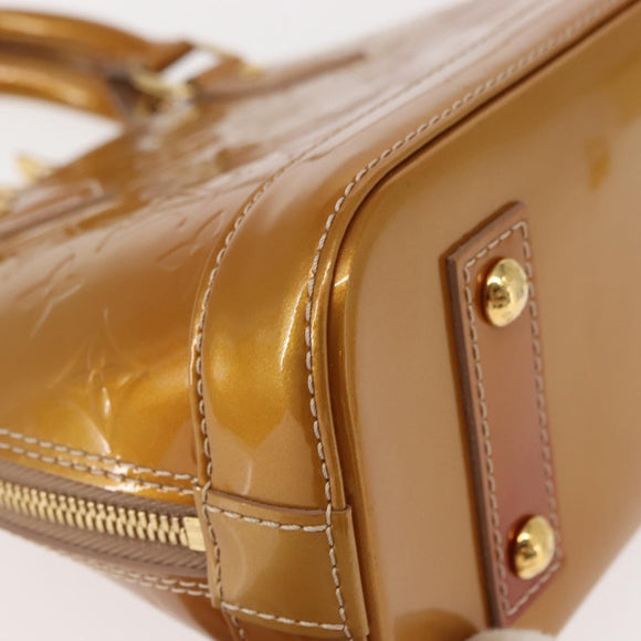 LOUIS VUITTON Monogram Vernis Alma BB Bag 2way Jone Passion M91697 Auth hk3219