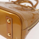 LOUIS VUITTON Monogram Vernis Alma BB Bag 2way Jone Passion M91697 Auth hk3219-16