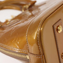 LOUIS VUITTON Monogram Vernis Alma BB Bag 2way Jone Passion M91697 Auth hk3219-17