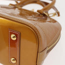 LOUIS VUITTON Monogram Vernis Alma BB Bag 2way Jone Passion M91697 Auth hk3219-18