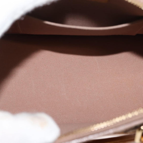 LOUIS VUITTON Monogram Vernis Alma BB Bag 2way Jone Passion M91697 Auth hk3219