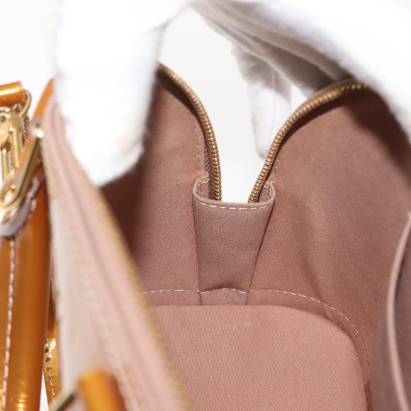 LOUIS VUITTON Monogram Vernis Alma BB Bag 2way Jone Passion M91697 Auth hk3219