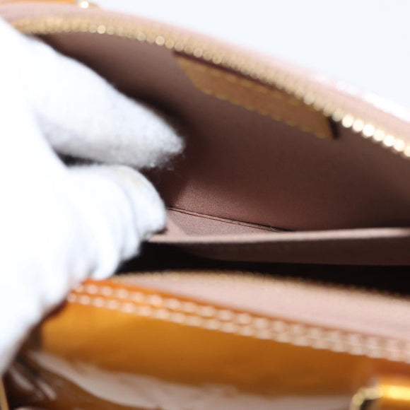 LOUIS VUITTON Monogram Vernis Alma BB Bag 2way Jone Passion M91697 Auth hk3219