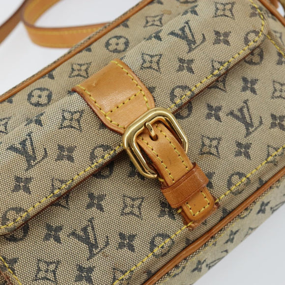 LOUIS VUITTON Monogram Mini Juliet MM Shoulder Bag Blue M92004 LV Auth hk3221