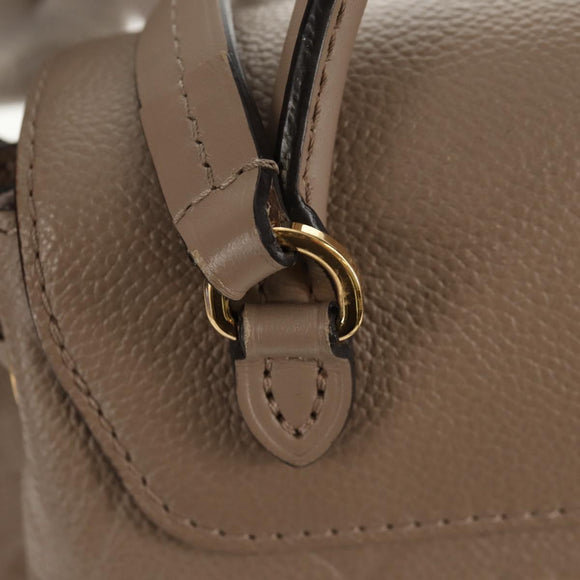 LOUIS VUITTON Monogram Empreinte Montsouris PM Bag Bronze M45410 LV Auth hk3223AM