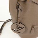 LOUIS VUITTON Monogram Empreinte Montsouris PM Bag Bronze M45410 LV Auth hk3223AM-20