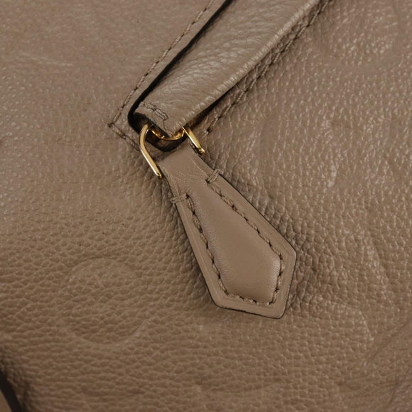 LOUIS VUITTON Monogram Empreinte Montsouris PM Bag Bronze M45410 LV Auth hk3223AM