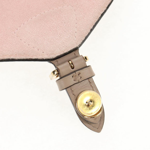 LOUIS VUITTON Monogram Empreinte Montsouris PM Bag Bronze M45410 LV Auth hk3223AM