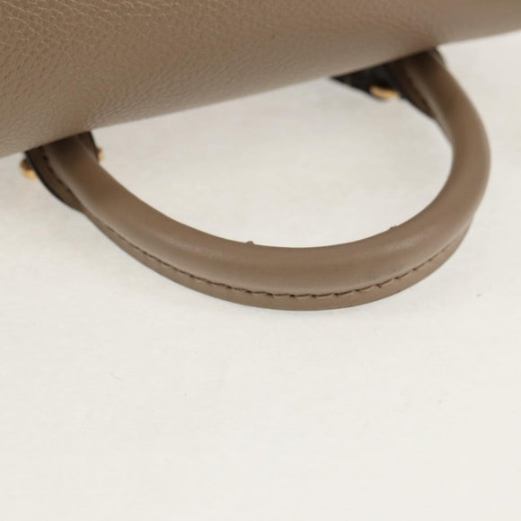 LOUIS VUITTON Monogram Empreinte Montsouris PM Bag Bronze M45410 LV Auth hk3223AM