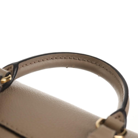 LOUIS VUITTON Monogram Empreinte Montsouris PM Bag Bronze M45410 LV Auth hk3223AM