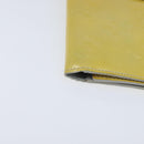 LOUIS VUITTON Monogram Vernis Walker Wallet Lime Yellow M91074 LV Auth hk3224-14