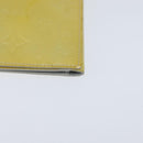 LOUIS VUITTON Monogram Vernis Walker Wallet Lime Yellow M91074 LV Auth hk3224-15