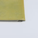 LOUIS VUITTON Monogram Vernis Walker Wallet Lime Yellow M91074 LV Auth hk3224-17