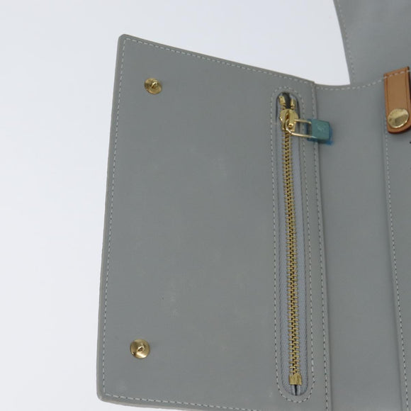 LOUIS VUITTON Monogram Vernis Walker Wallet Lime Yellow M91074 LV Auth hk3224