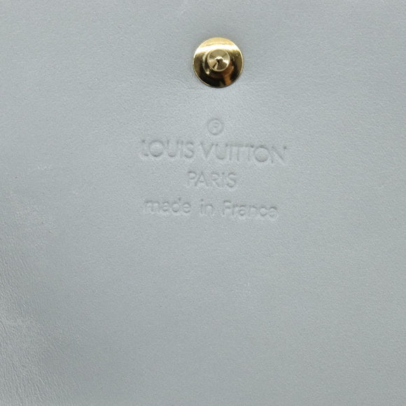 LOUIS VUITTON Monogram Vernis Walker Wallet Lime Yellow M91074 LV Auth hk3224