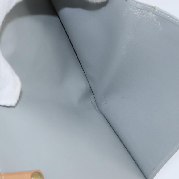 LOUIS VUITTON Monogram Vernis Walker Wallet Lime Yellow M91074 LV Auth hk3224